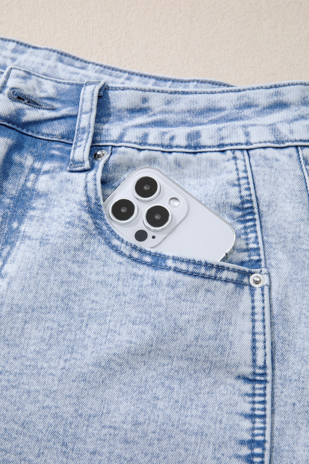 Light Blue Barrel Jeans