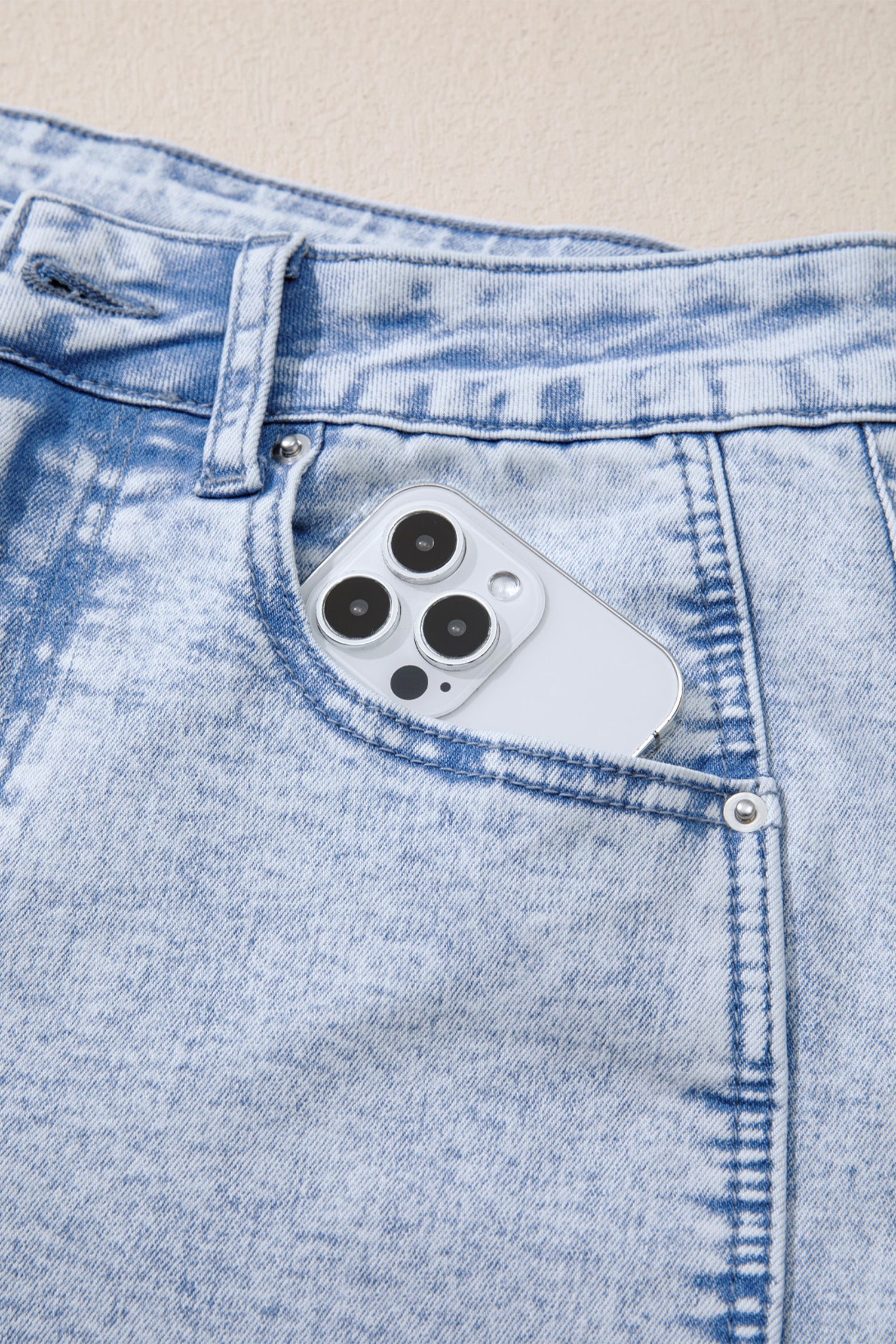 Light Blue Barrel Jeans