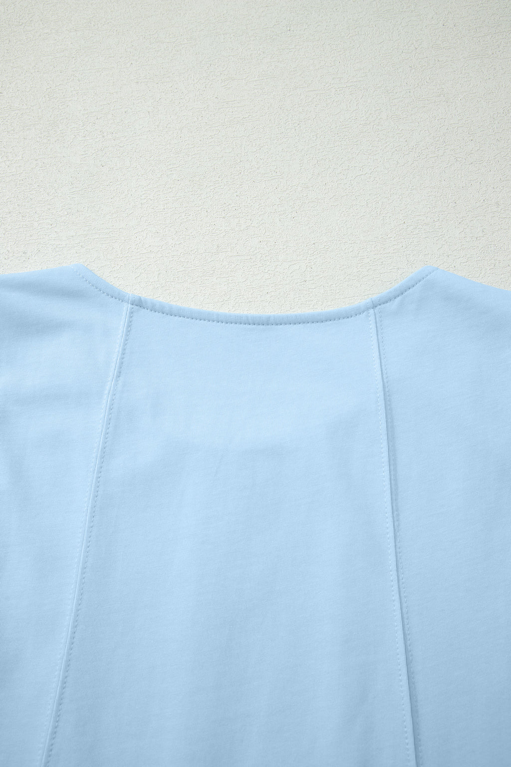 Pink Stitched Detail Loose Tank Top Cotton 2pcs Short Set