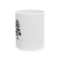 Scenic Lakeside Mug — Vintage Tree & Dock Illustration (11oz, 15oz)