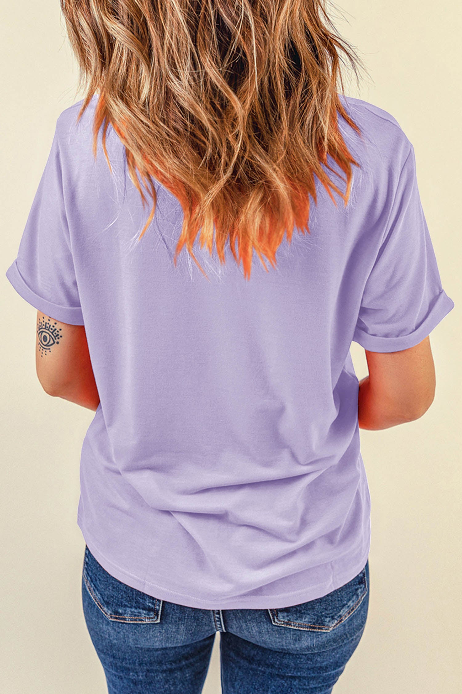 Orchid Petal Catch me by the water Fishes Printed T Shirt