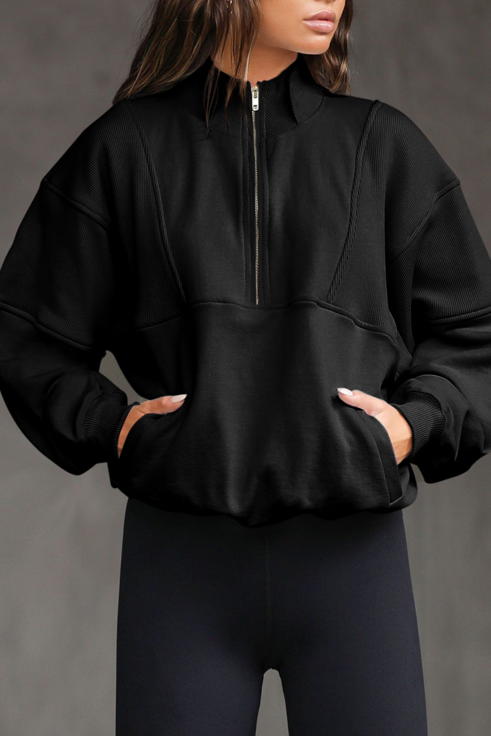 Half Zip Sweatshirt