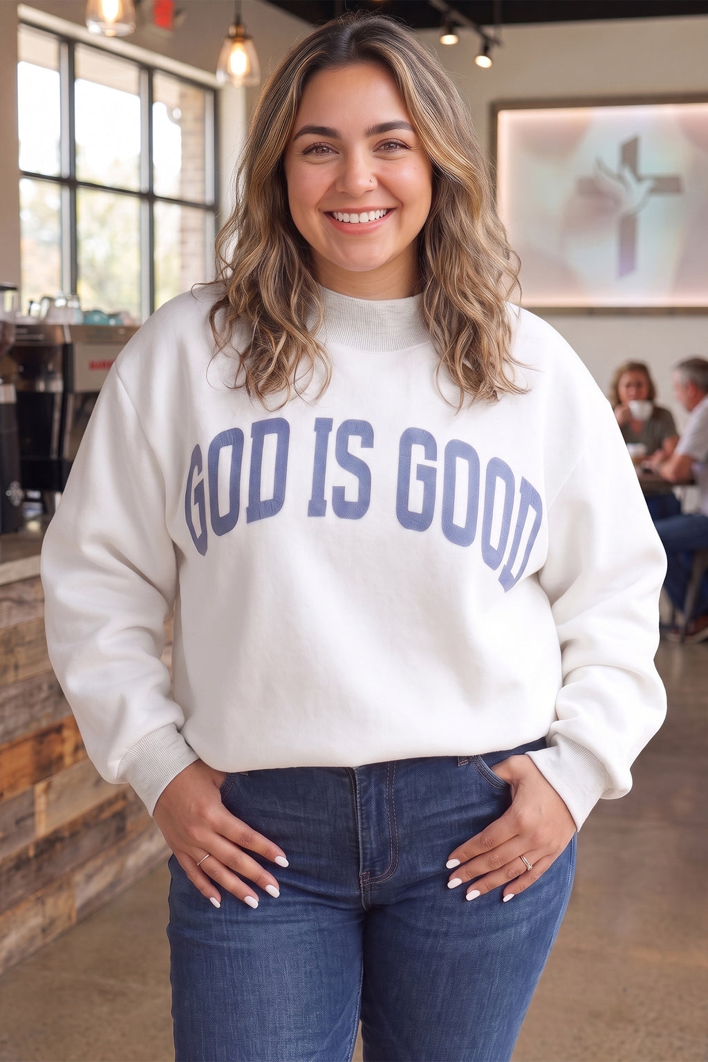 JESUS oversized Sweatshirt