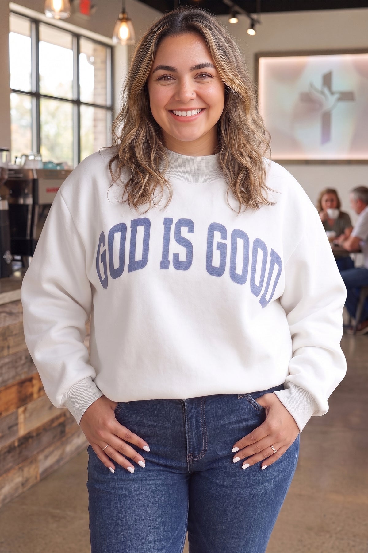 JESUS oversized Sweatshirt