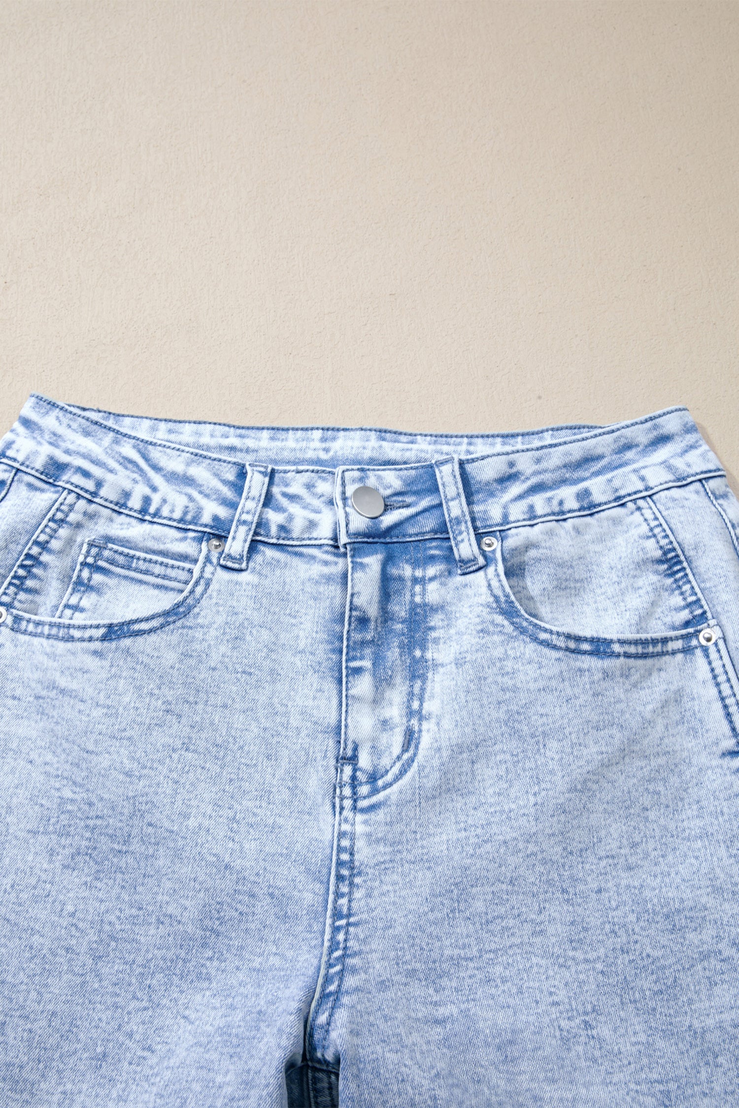 Light Blue Barrel Jeans