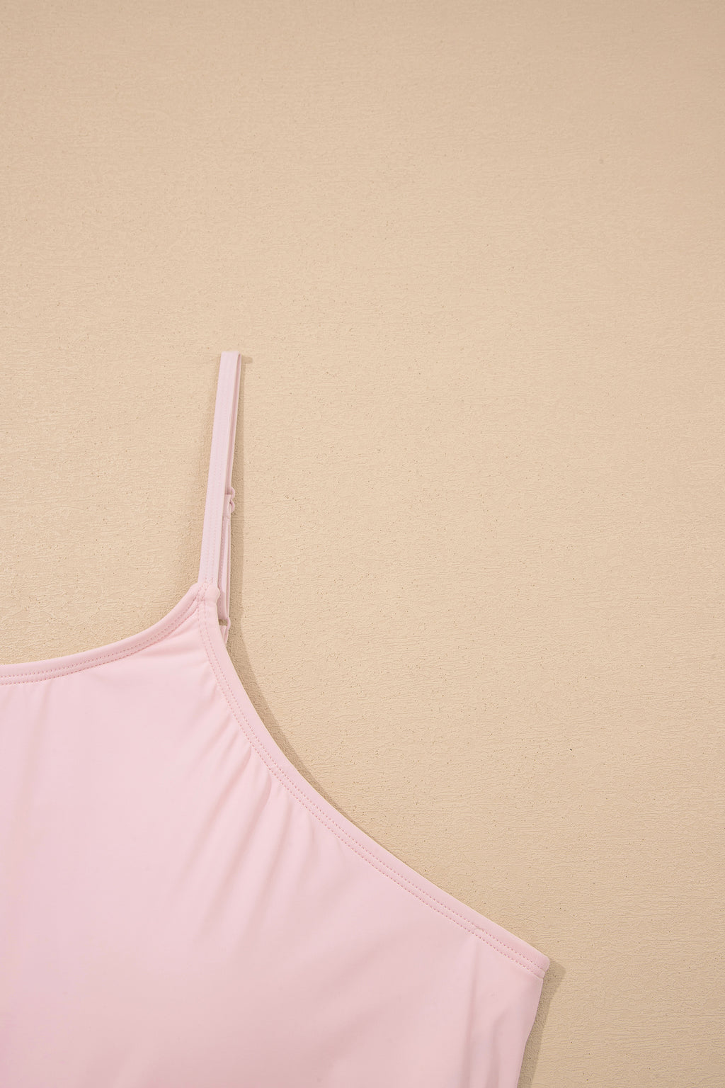 Pink Plus Size Build-in Shorts Sleeveless Dress With Short Two Piece Set
