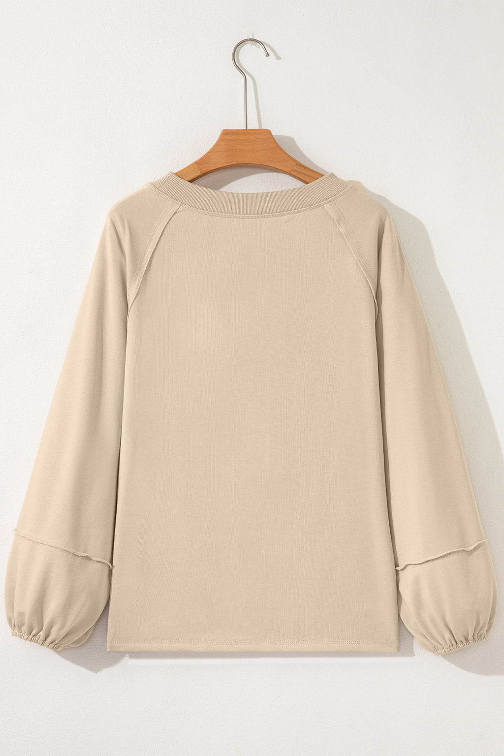 Beau Blue Patchwork Baggy Sweatshirt