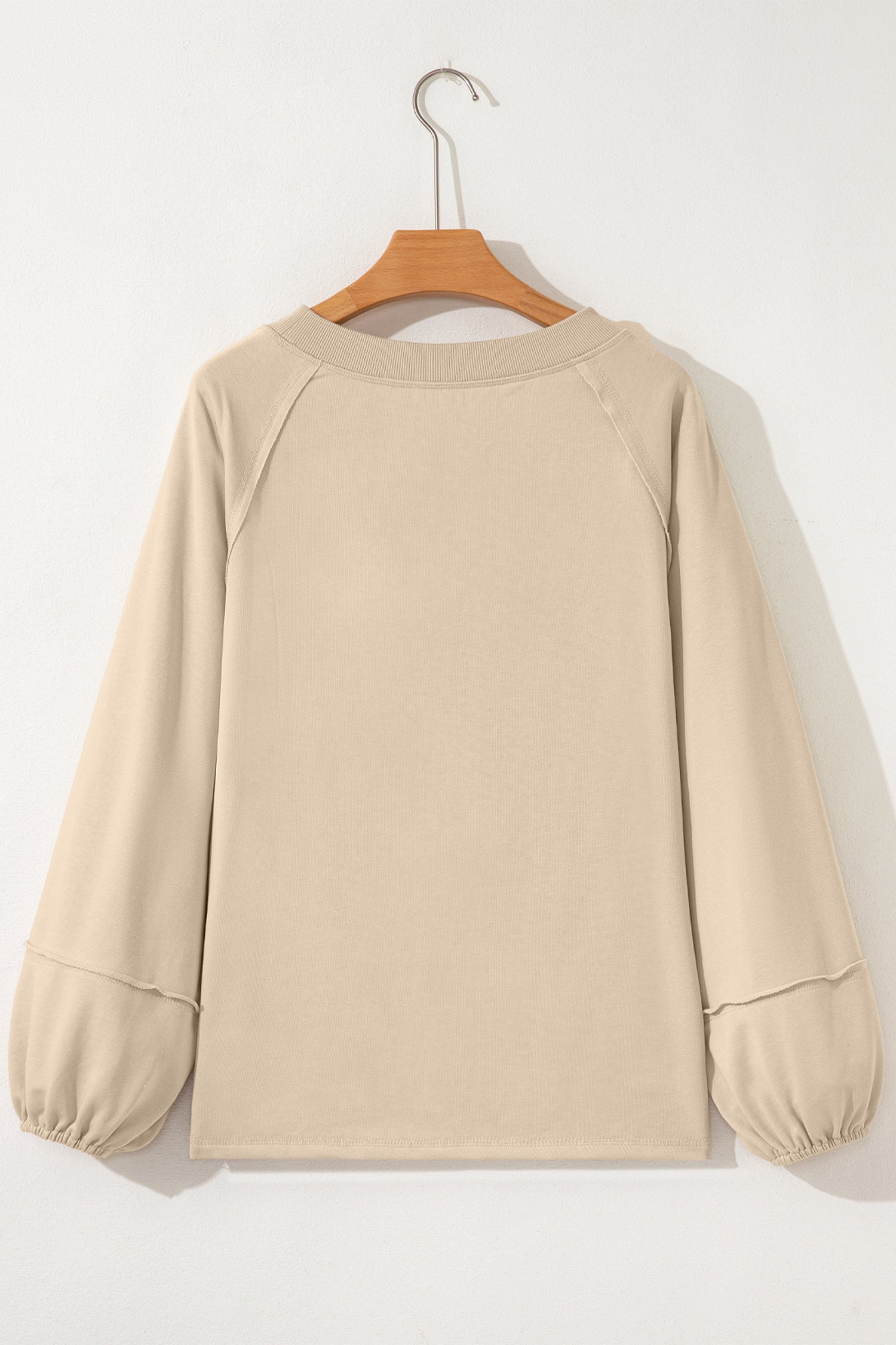 Beau Blue Patchwork Baggy Sweatshirt