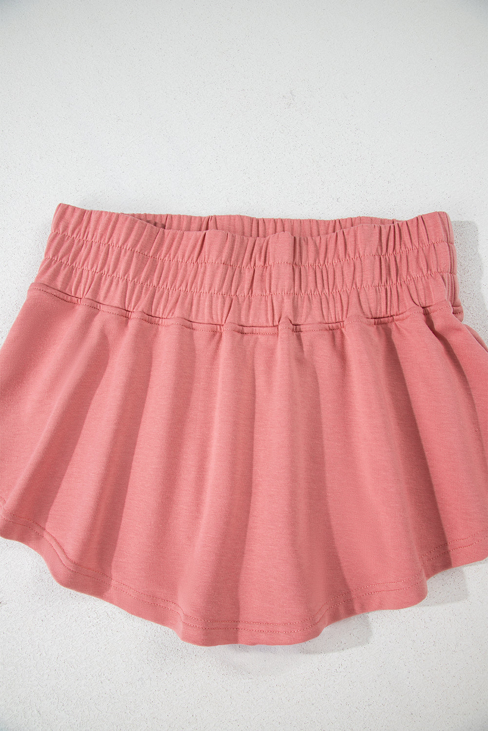 Black Cropped Tee and Ruffle High Waist Skort Set