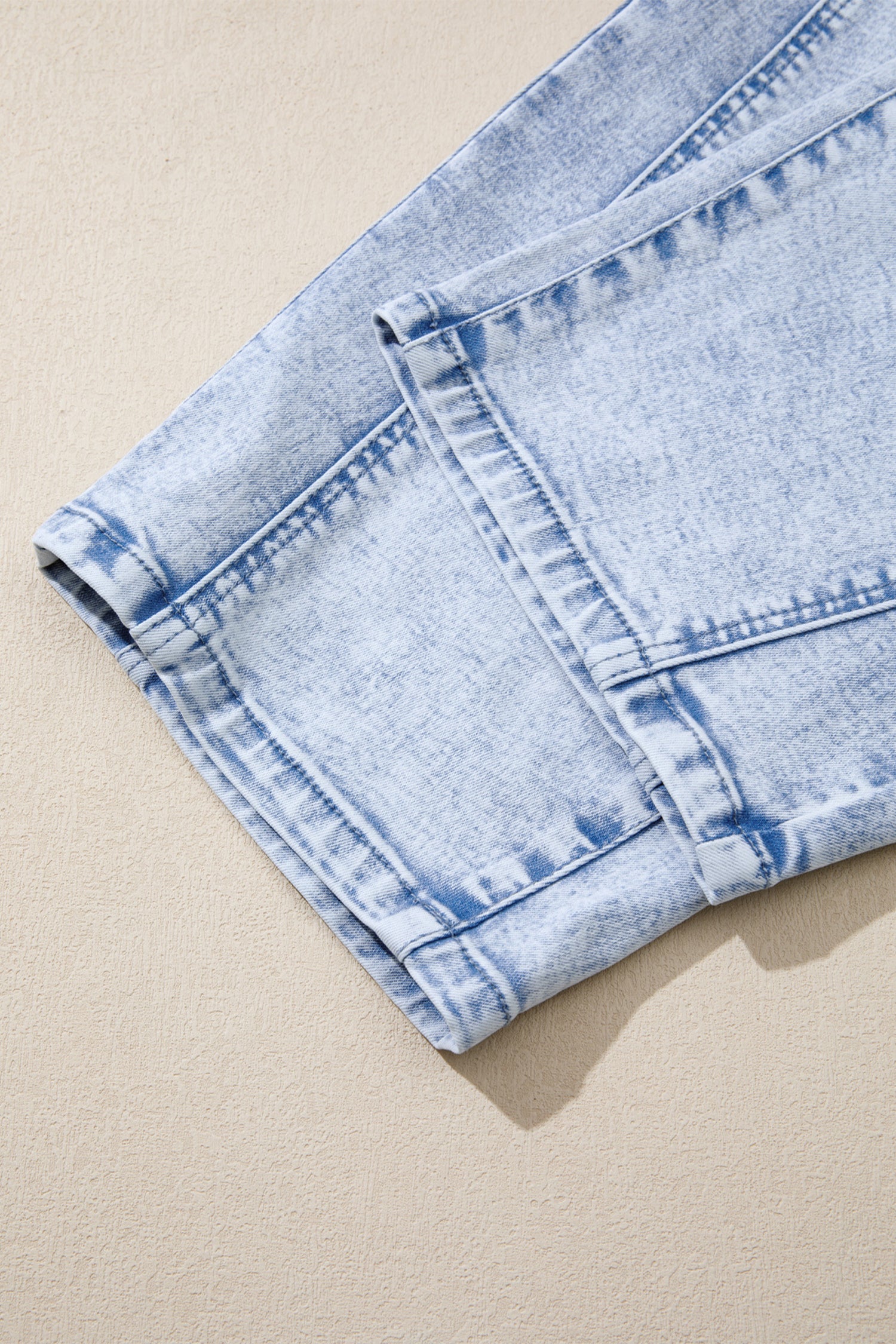Light Blue Barrel Jeans
