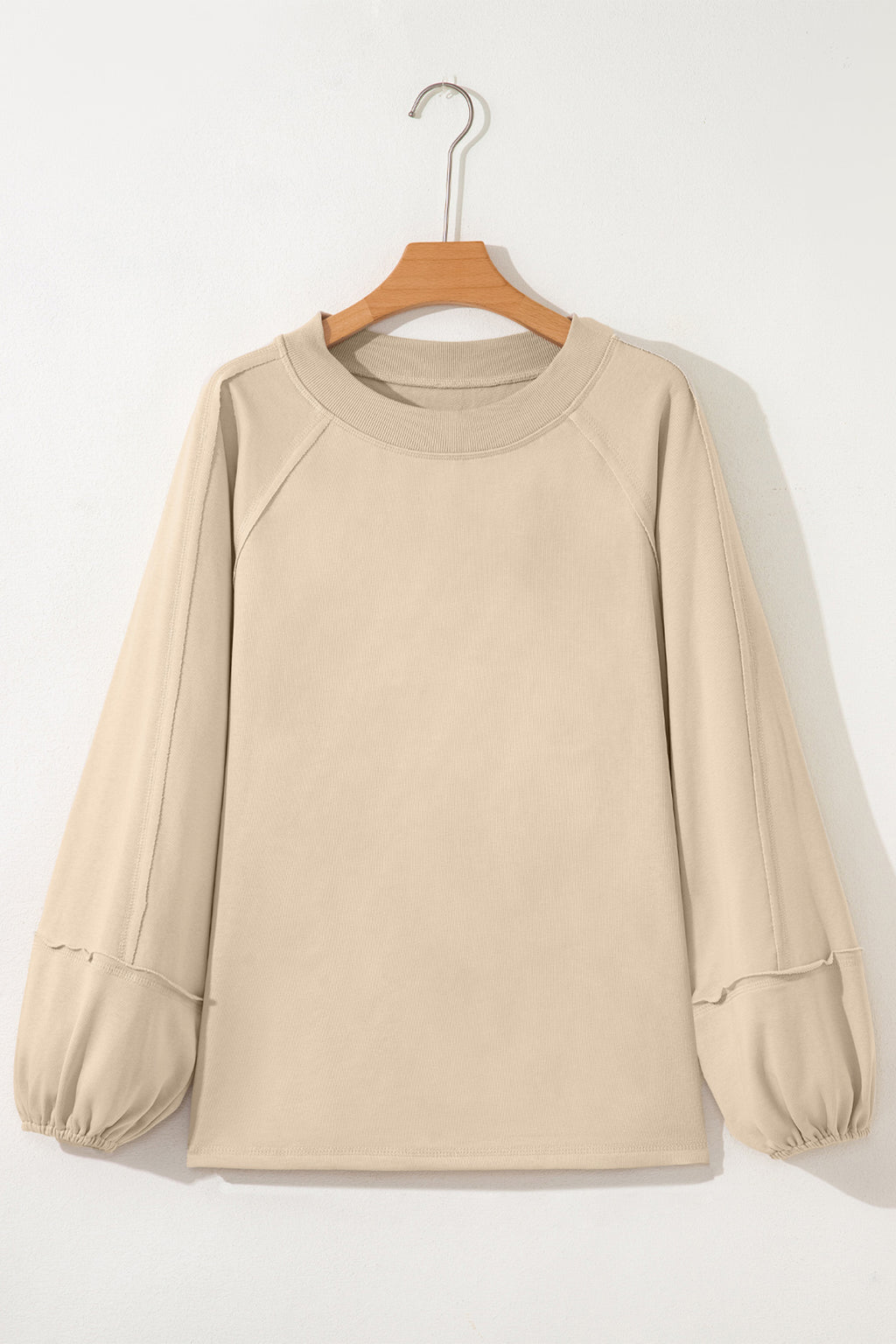 Beau Blue Patchwork Baggy Sweatshirt