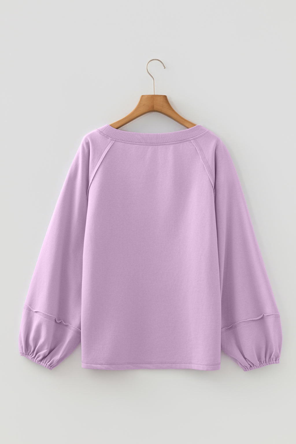 Beau Blue Patchwork Baggy Sweatshirt