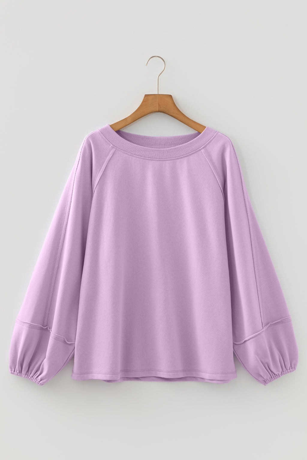 Beau Blue Patchwork Baggy Sweatshirt