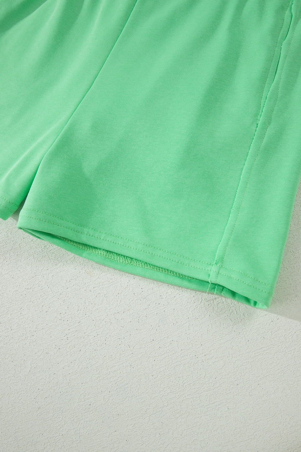 Sachet Pink Slim Tank Top Elastic High Waist Shorts 2pcs Outfit