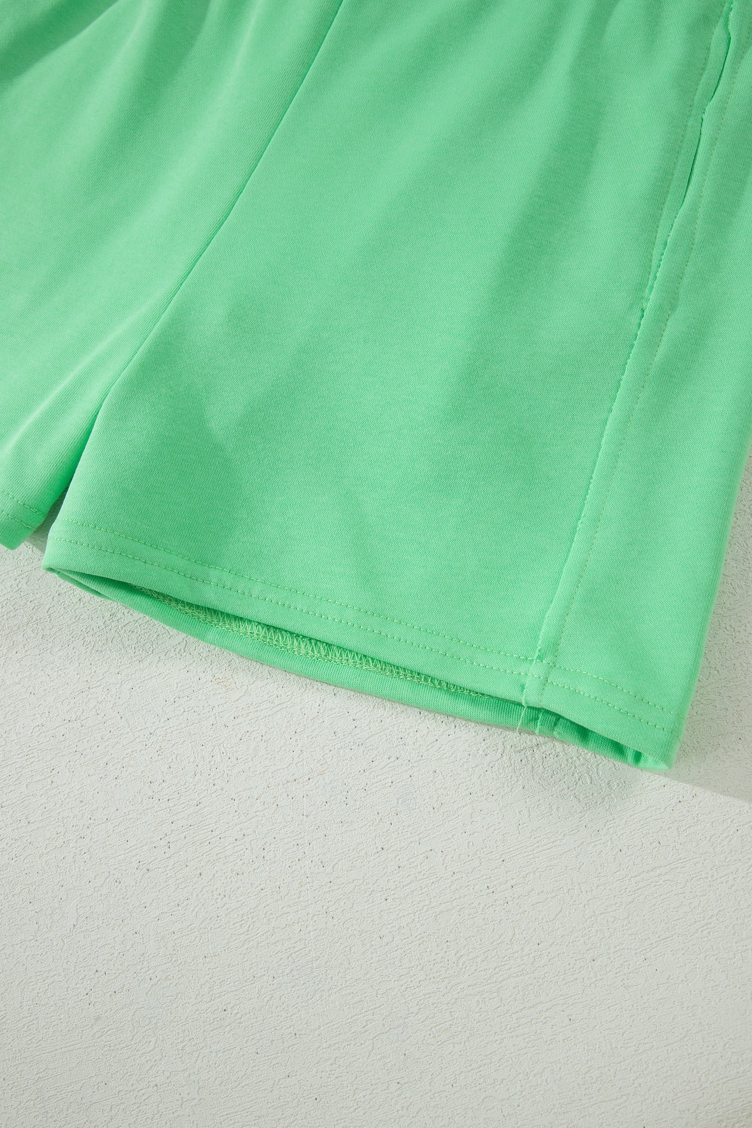 Sachet Pink Slim Tank Top Elastic High Waist Shorts 2pcs Outfit
