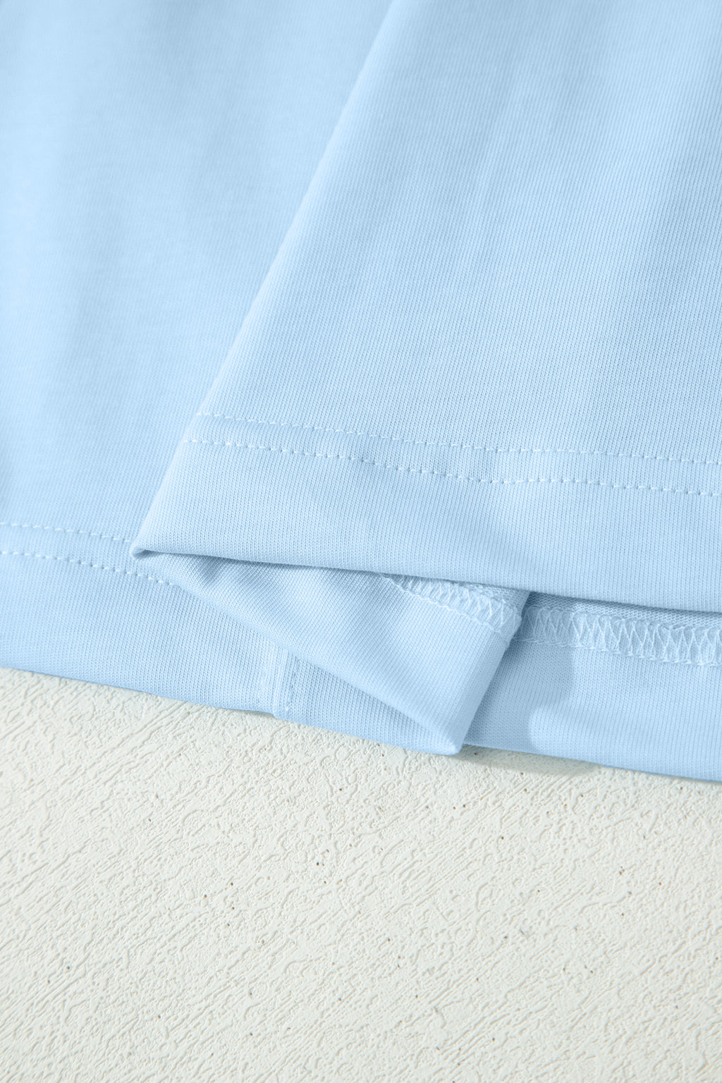 Pink Stitched Detail Loose Tank Top Cotton 2pcs Short Set